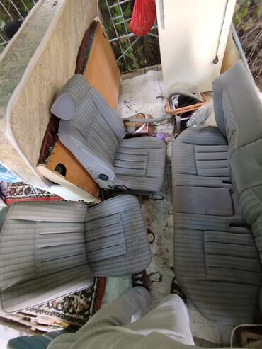 124 сиденья: Комплект сидений, Ткань, текстиль, Mercedes-Benz 1991 г., Б/у, Оригинал, Германия