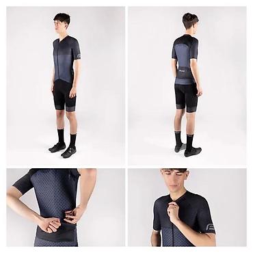 Oprema za bicikliste: DRES FORCE POINTS KRATKI RUKAV, CRNA-PLAVA | Dres je dizajniran za — 4