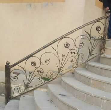 Barmaqlıqlar: 👉 Məhəccər 1-metr 50 azn başlayır Dəmir barmaqlıqlar, pilləkənlər — 2