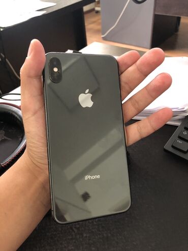 iphone xs max ош: IPhone Xs Max, Б/у, 64 ГБ, Black Titanium, Защитное стекло, 82 %
