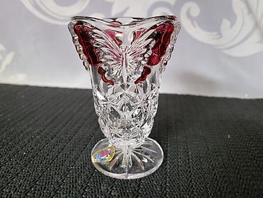 moderni: Vaza nova kristal,rucni rad Hofbauer iz 70ih godina. Vaza nova — 4