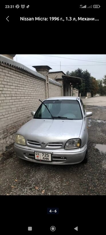 Nissan: Nissan Micra: 1993 г., 1.3 л, Механика, Бензин, Хэтчбэк