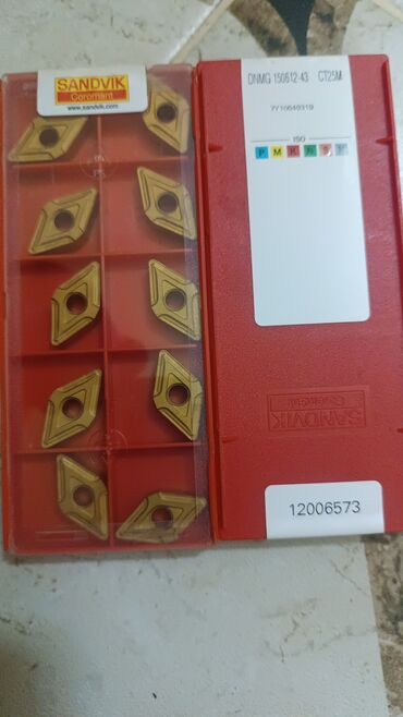 İstehsal avadanlığı: Dəzgah alətləri və kəsici lövhəciklər (freze və torna üçün) — 4