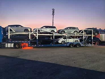 прицеп лафет автовоз: Прицеп, Сar carrier trailer, Б/у — 10