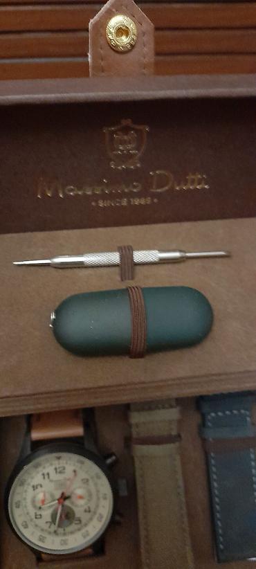 Наручные часы: Massimo Dutti Since 1985 Komplekt: •Saat 💣 •Remen 💣 •Remen 💣 •Kitabca — 6