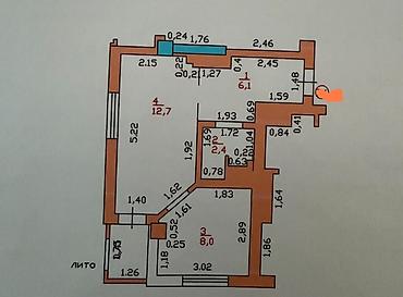 сниму квартиру учкун: 1 комната, 32 м², Учкун мкр Элитка, 9 этаж, Евроремонт — 6