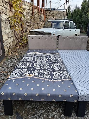 mebel alan: Təzə çarpayılar. 1 nəfərlik çarpayılar 60manat. 2 nəfərlik taxt — 7