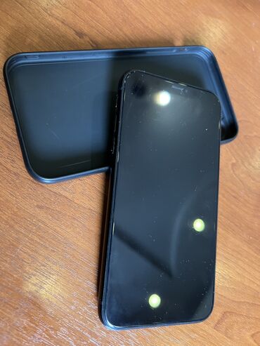 Apple iPhone: IPhone Xr, Б/у, 128 ГБ, Jet Black, Чехол, Коробка, 79 %