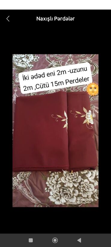 pərdələr 2022: Bordo rəngdə, üzərində zərif naxışları olan iki ədəd pərdə. Hər bir lalafo.az -da pərdələr 2022: Bordo rəngdə, üzərində zərif naxışları olan iki ədəd pərdə. Hər bir