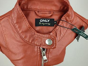 tanie ramoneski: ONLY, Kurtka skórzana damska, rozmiar 2XS — 4