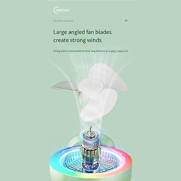 vintilyatır: LED İşıqlı Masaüstü Sərinkeş S27 | Colorful Lighting Fan . ❄️ Sərinlik — 5