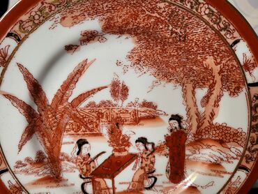 Kuhinjski setovi: Japanski desertni tanjiri,reljefni rad iz 70ih.god. Porcelanski — 5
