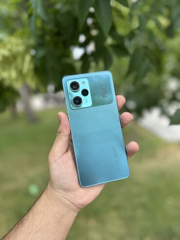 гоу флай телефон: Poco X5 Pro 5G, 256 GB, rəng - Yaşıl, Sensor, Barmaq izi, Simsiz şarj