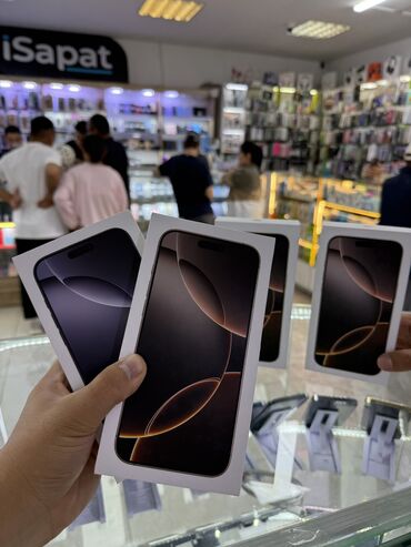 айфон 6 нарын: IPhone 16 Pro Max, Новый, 256 ГБ, Desert Titanium