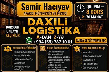 Услуги: Ölkə daxili logistika üzrə onlayn kurs – A-dan Z-yə Məzmun və — 1