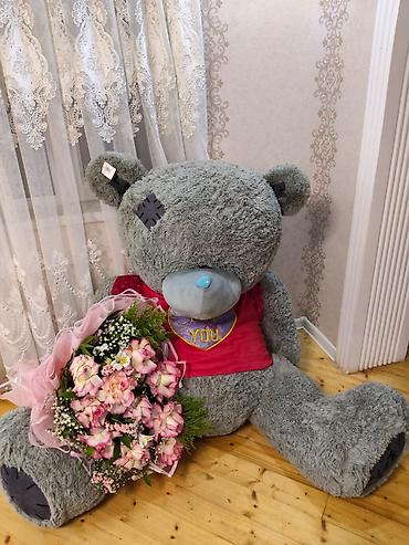 1.70sm Teddy mişka 🎁 Özəl günlerinizde ad günü hədiyyəsi olaraq özəl