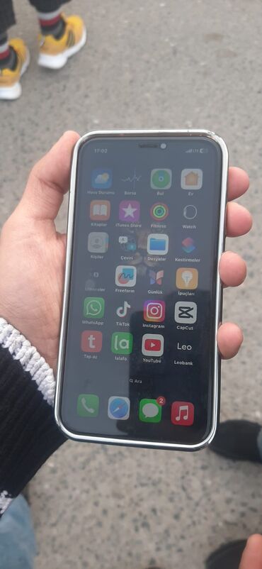 100 manata telfon: IPhone 11, 64 GB, Black Titanium, Zəmanət, Barmaq izi, Simsiz şarj