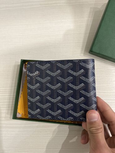 Кошельки: Кошелек Goyard качество отличное в синем цвете