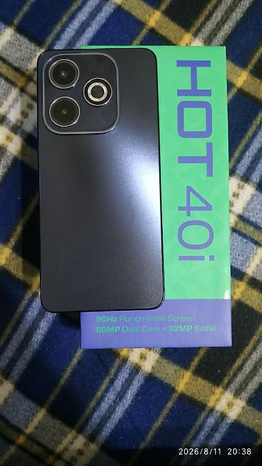 i̇nfinix: Infinix HOT 50i, 128 GB, rəng - Qara, Sensor — 4