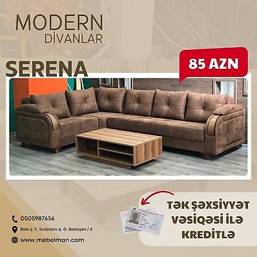 Divanlar: Künc divan, Yeni, Açılan, Bazalı, Parça, Rayonlara çatdırılma — 2