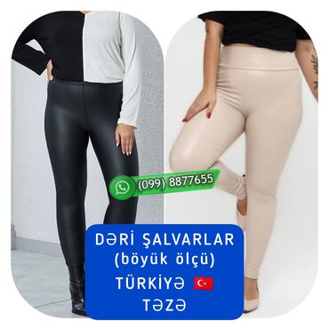 kredit paltar: Şalvarlar 2XL (EU 44), 3XL (EU 46), 4XL (EU 48)