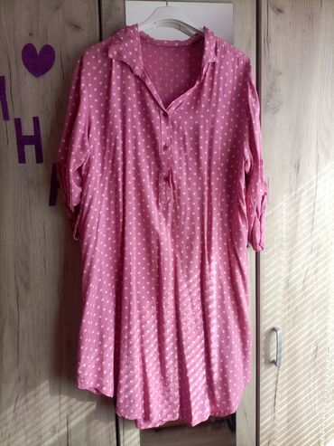 st george haljine: S (EU 36), color - Pink, Oversize, Long sleeves