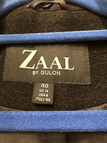 шуба продаю: Женское пальто ZAAL - Цвет: насыщенный черный - Длина: миди (ниже — 10