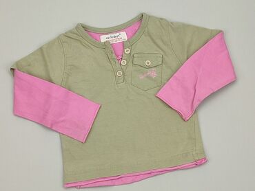 najmodniejsze bluzki: Bluzka, EarlyDays, 9-12 m, stan - Dobry