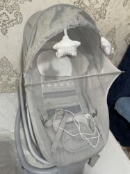 шкаф с зеркалом в ванную: Детский шезлонг, Б/у, Электронная, Другой материал, цвет - Серый at lalafo.kg шкаф с зеркалом в ванную: Детский шезлонг, Б/у, Электронная, Другой материал, цвет - Серый