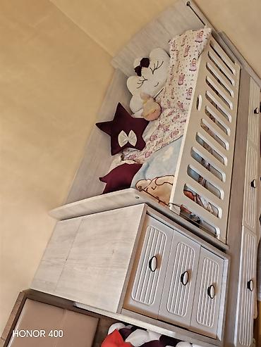 qazax mebel: Uşaq çarpayısı – transformasiya olunan model - Material: laminat/MDF — 1