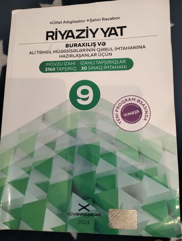 Azərbaycan Tarixi: Riyaziyyat 9-cu sinif, 2024 il