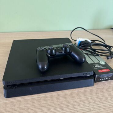 ps4 disk: Playstation 4 Slim 500 GB yaxşı vəziyyətdə, ev şəraitində istifadə