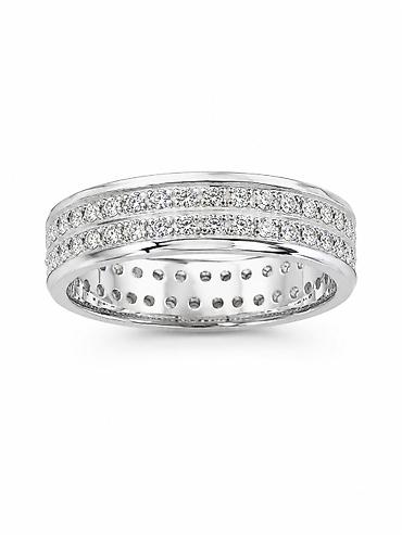 Кольцо «Diamond Symphony» из белого золота 585 Категория: обручальные