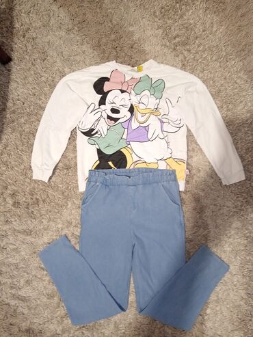 novogodisnje odelo za bebe: Lc Waikiki, Set: Sweatshirt, Leggings, 140-146