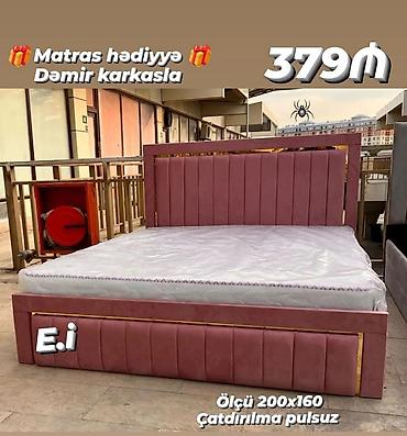 matras ucuz: Yeni, İkinəfərlik çarpayı, Matras ilə — 1
