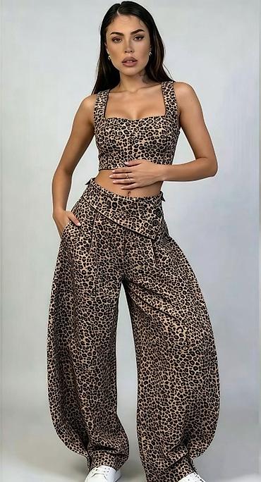 Kompleti: 🔥Dvodelni ženski komplet sa leopard dezenom
✅3200 din 
✅S M L — 7