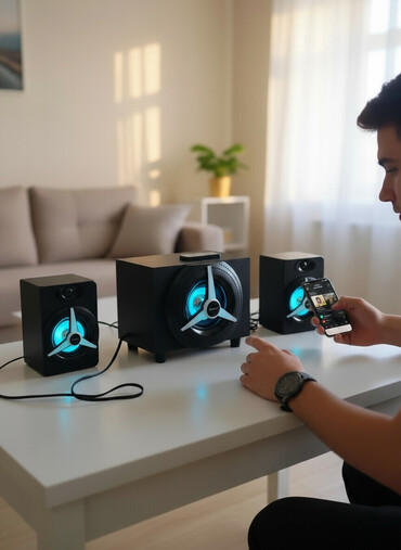 Dinamiklər və kolonkalar: Yeni Jam Kolonka, Növ - Akustik, rəng - Qara — 1