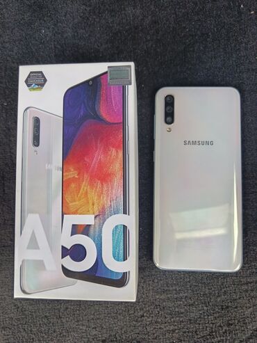 Samsung: Samsung Galaxy A50, 4 GB, rəng - Ağ, İki sim kartlı