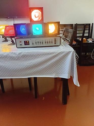 kamera projektor: Sovet istehsalı “СПЕКТР-301” işıq musiqisi qurğusu - Komplekt — 2