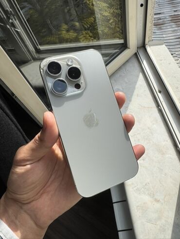офисный системный блок: IPhone 15 Pro, Б/у, 256 ГБ, Natural Titanium, 88 %