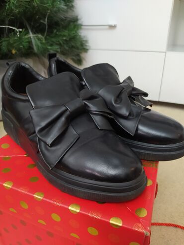 летние обуви: Туфли 36, цвет - Черный