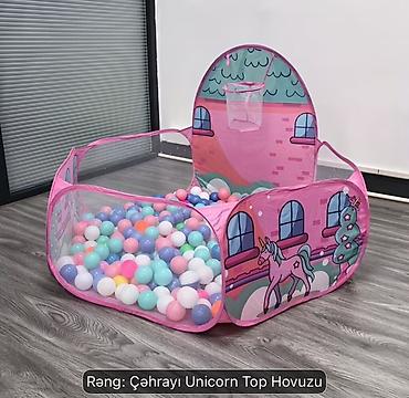 interaktiv oyuncaq itlər: Məhsul: Çəhrayı Unicorn Top Hovuzu Üstünlüyü: Çox rahat qatlanır — 1