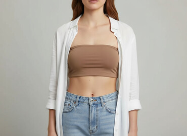 koszulka na ramiączkach plus size: H&M, Топ жіночий, розмір XS