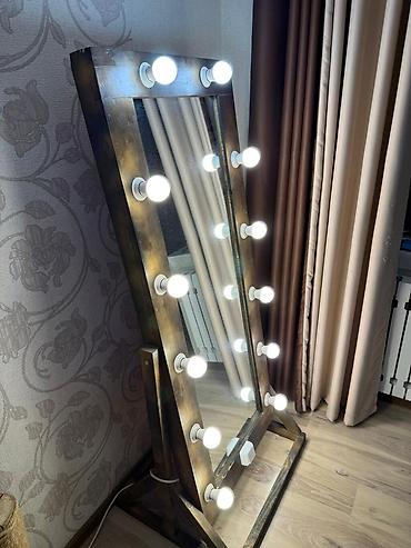 Зеркала: Напольное гримерное зеркало с подсветкой - Формат: полноразмерное — 8