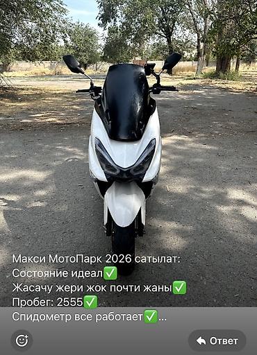 Мототехника: Скутер Maxi MotoPark, модель 2026 - Тип: макси-скутер - Цвет: белый с — 1