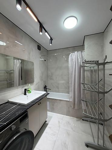 октябрьская: 2 комнаты, 77 м², Асанбай мкр Элитка, 9 этаж, Дизайнерский ремонт — 4