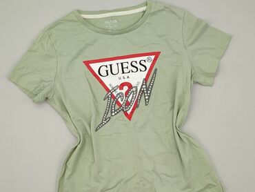 bluzki hiszpanki crop top: Women`s T-shirt, Guess, L (EU 40)