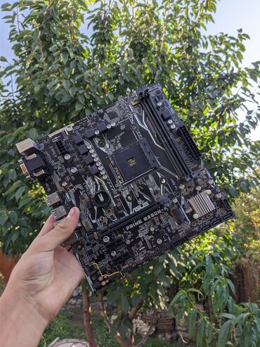 сумки для ноутбуков portcase: Материнская плата, Б/у, Asus, AM4, Mini-ATX, Для ПК