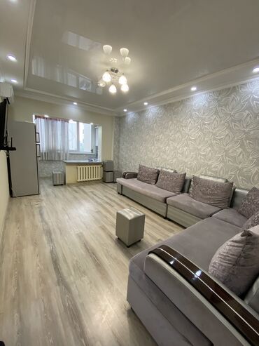 снять жилье в кыргызстане: 2 комнаты, 54 м², 106 серия улучшенная, 5 этаж, Евроремонт