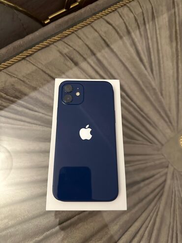 Apple iPhone: IPhone 12, 64 GB, Blue Titanium, Face ID, Sənədlərlə